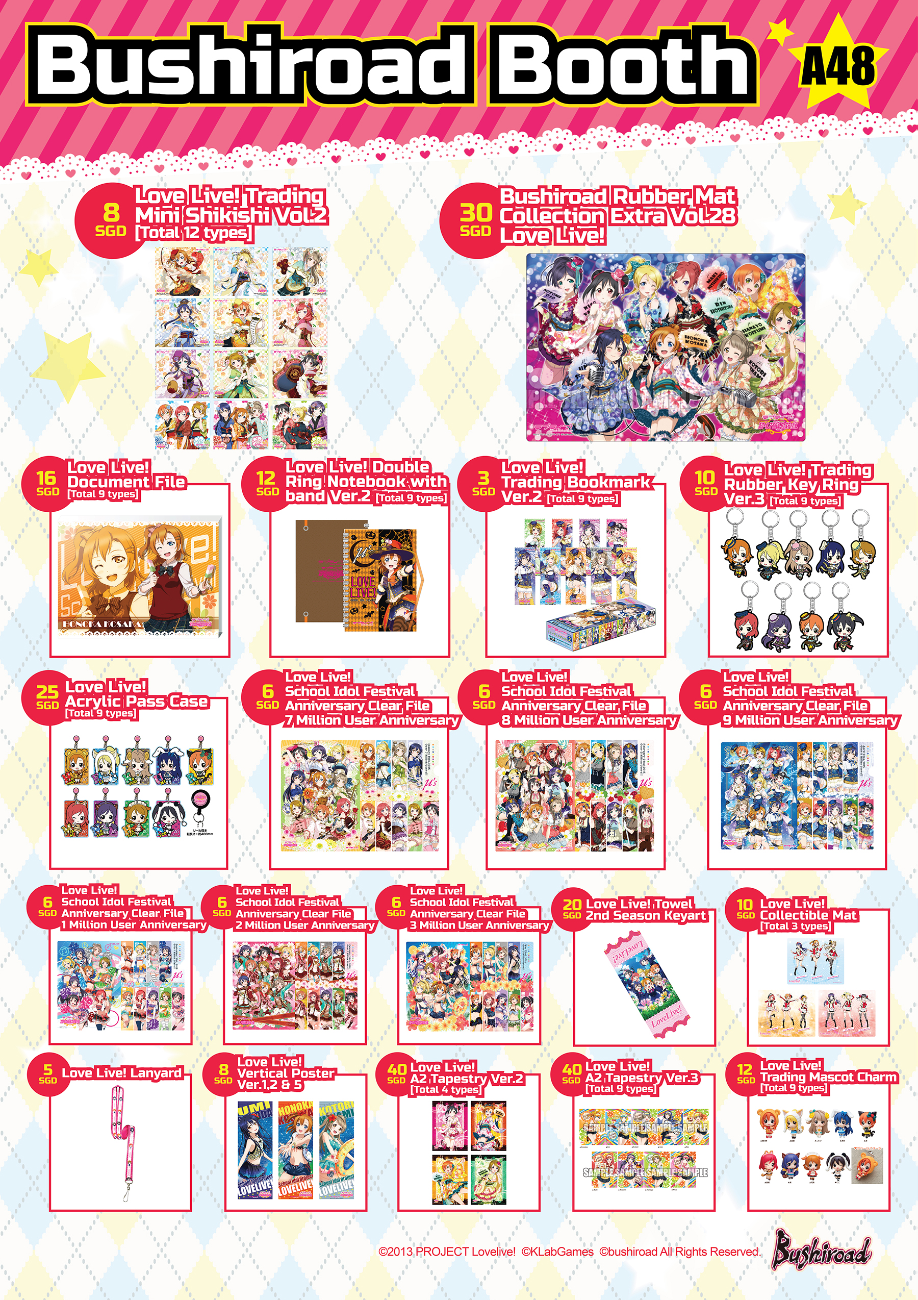 AFASG Bushiroad Booth Love Live! Merchandise